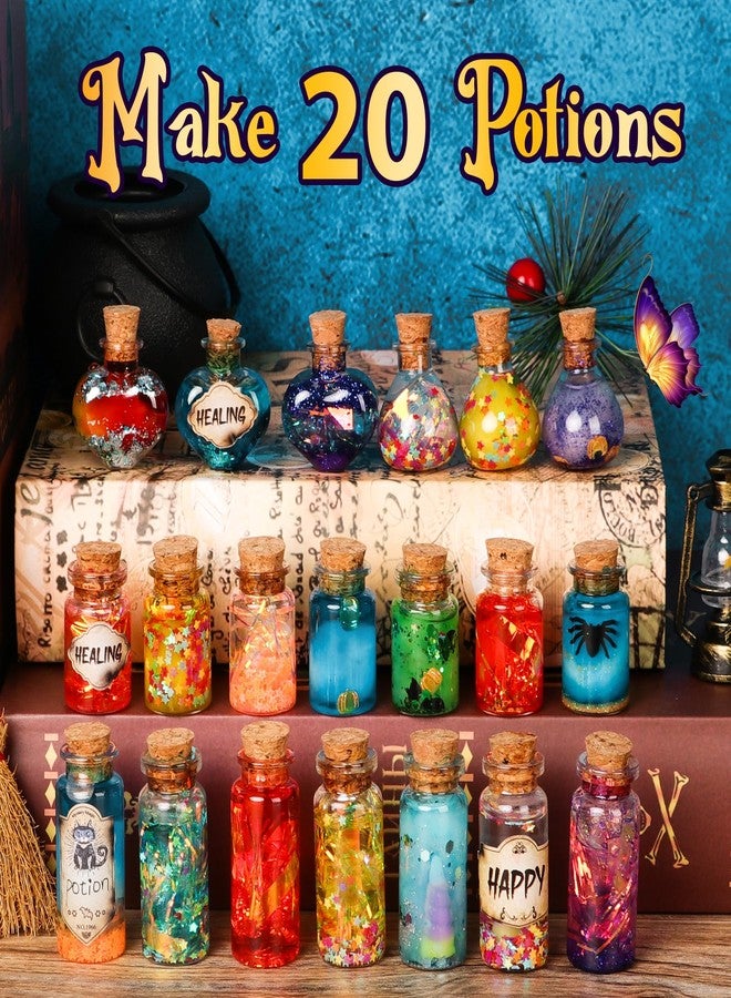UOMTFAI Mystery Potion Craft Kit for Kids, Mix 20 Magic Wizard Potion, Creative Christmas Decorations Birthday Gifts Toys for Boys and Girls Age 6 7 8 9 10+ - Image 5